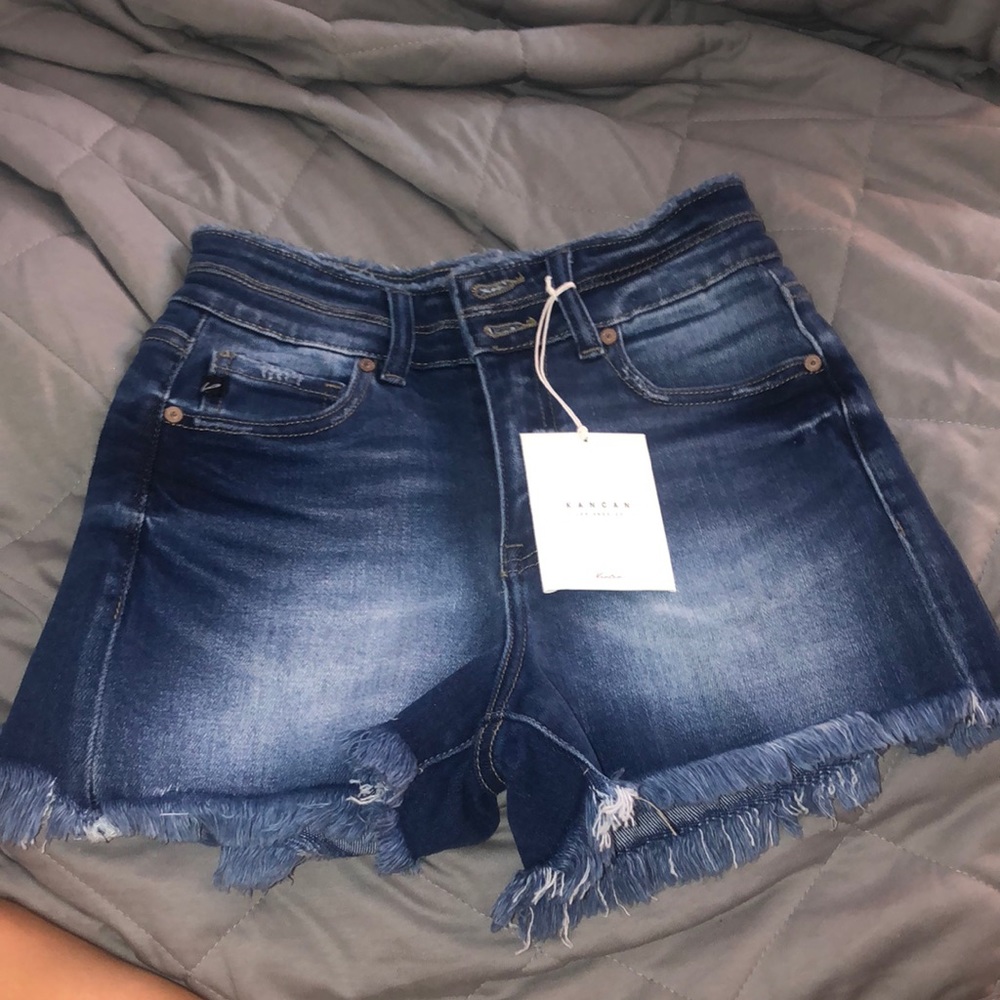 KanCan blue jean shorts size small